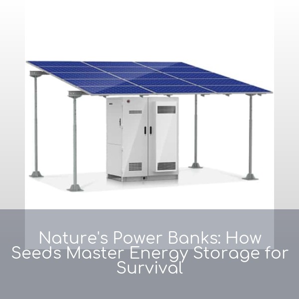 Nature's Power Banks: How Seeds Master Energy Storage for Survival