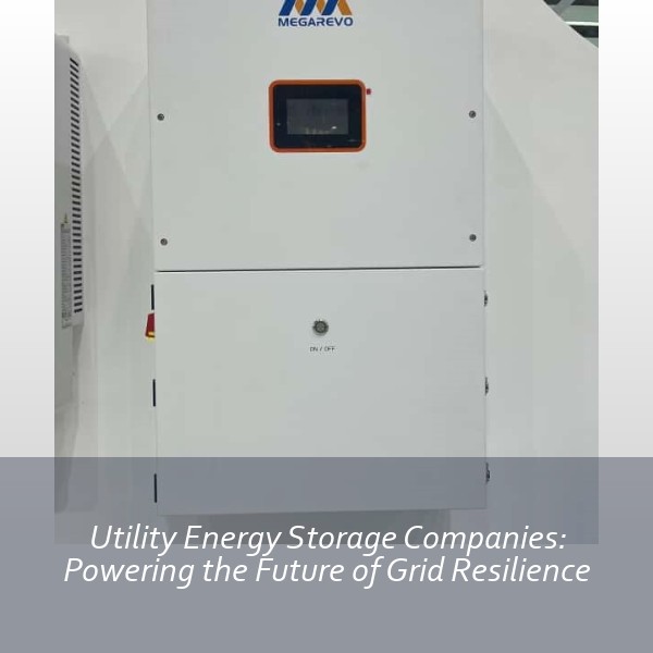 Utility Energy Storage Companies: Powering the Future of Grid Resilience