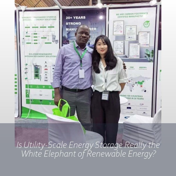 Is Utility-Scale Energy Storage Really the White Elephant of Renewable Energy?