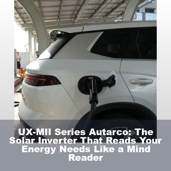 UX-MII Series Autarco: The Solar Inverter That Reads Your Energy Needs Like a Mind Reader