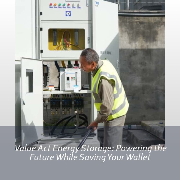 Value Act Energy Storage: Powering the Future While Saving Your Wallet
