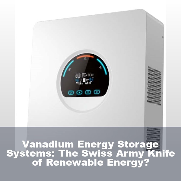 Vanadium Energy Storage Systems: The Swiss Army Knife of Renewable Energy?