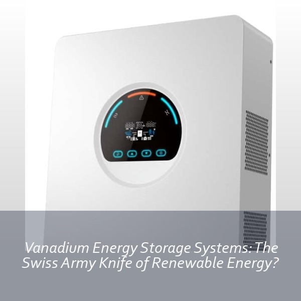 Vanadium Energy Storage Systems: The Swiss Army Knife of Renewable Energy?