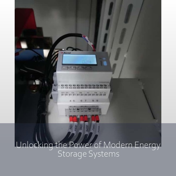 Unlocking the Power of Modern Energy Storage Systems