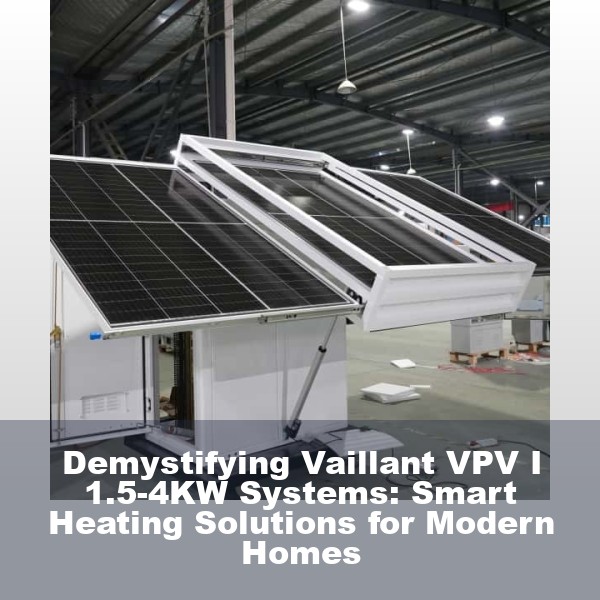 Demystifying Vaillant VPV I 1.5-4KW Systems: Smart Heating Solutions for Modern Homes