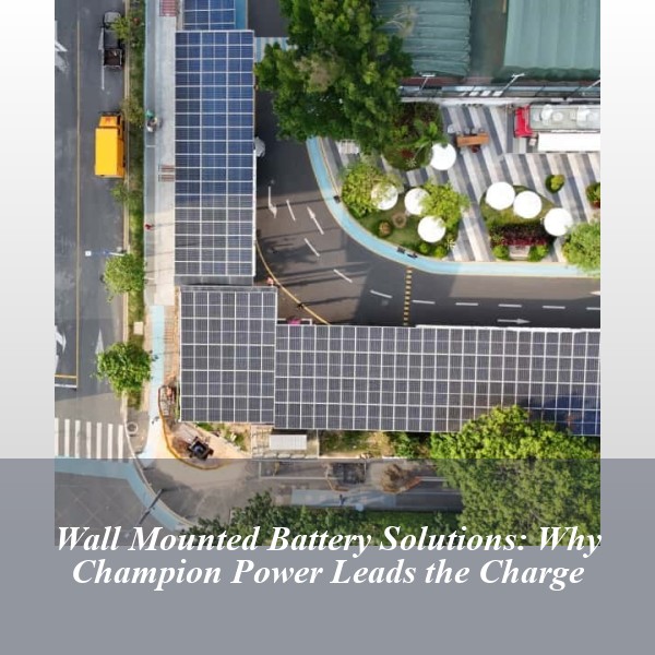 Wall Mounted Battery Solutions: Why Champion Power Leads the Charge