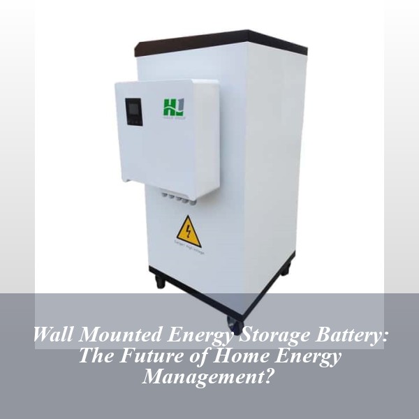 Wall Mounted Energy Storage Battery: The Future of Home Energy Management?