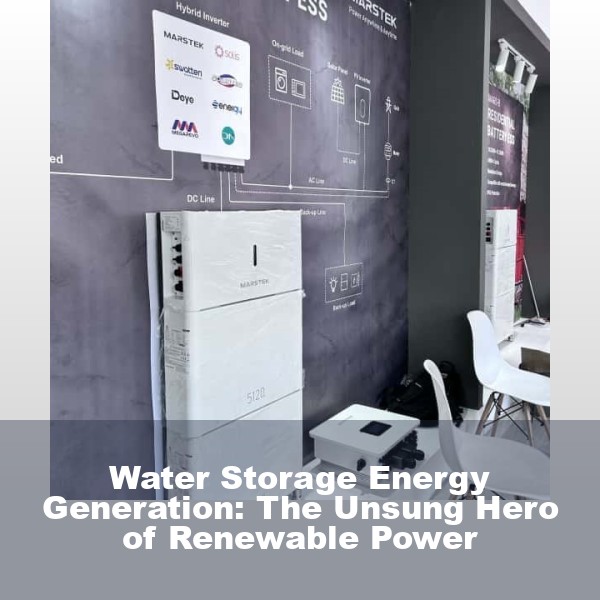 Water Storage Energy Generation: The Unsung Hero of Renewable Power