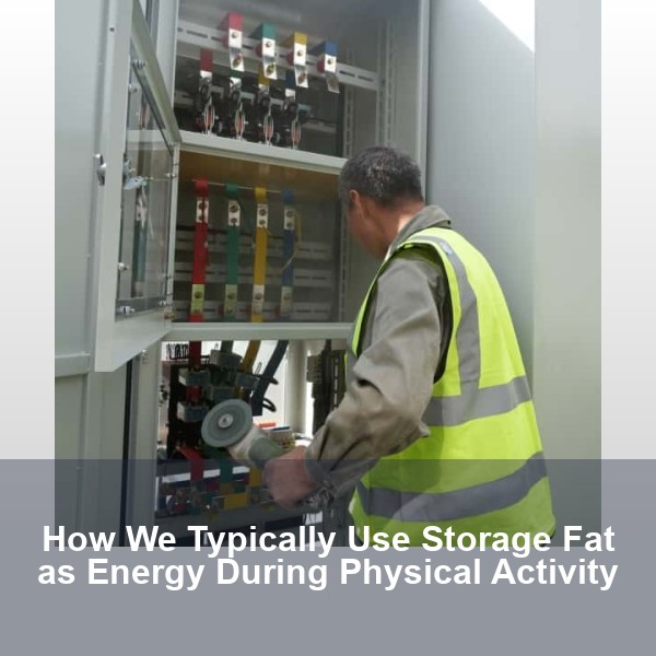 How We Typically Use Storage Fat as Energy During Physical Activity