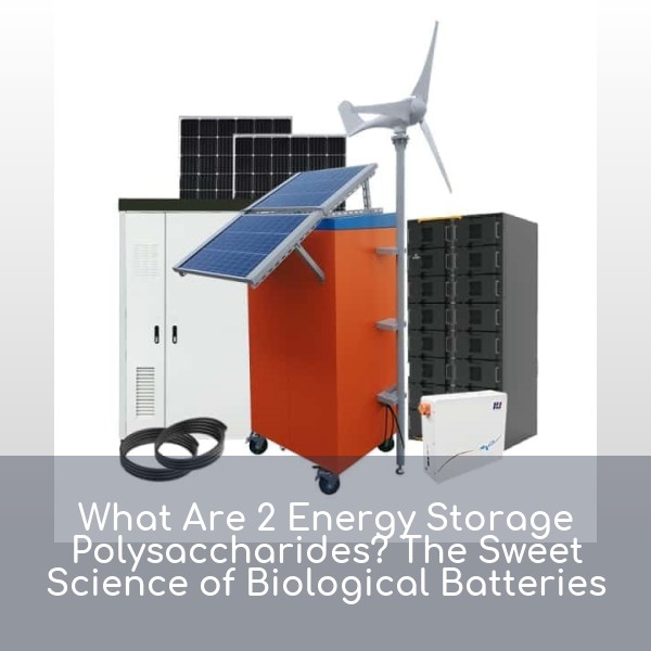 What Are 2 Energy Storage Polysaccharides? The Sweet Science of Biological Batteries