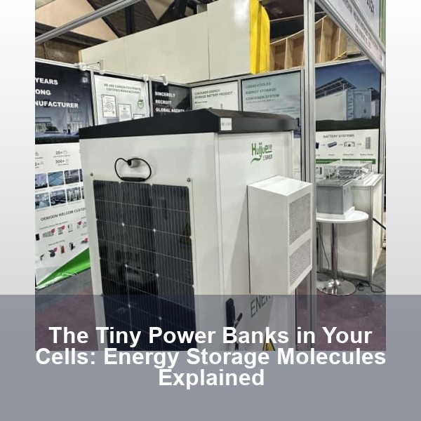 The Tiny Power Banks in Your Cells: Energy Storage Molecules Explained