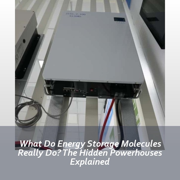 What Do Energy Storage Molecules Really Do? The Hidden Powerhouses Explained