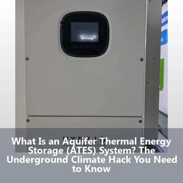 What Is an Aquifer Thermal Energy Storage (ATES) System? The Underground Climate Hack You Need to Know