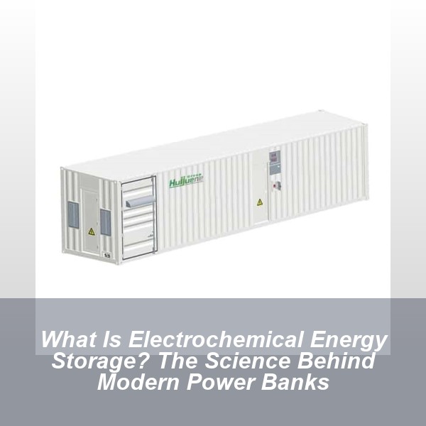What Is Electrochemical Energy Storage? The Science Behind Modern Power Banks