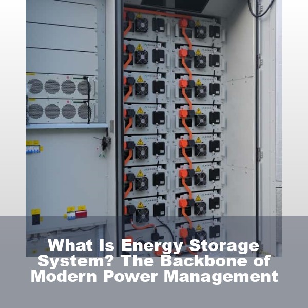 What Is Energy Storage System? The Backbone of Modern Power Management