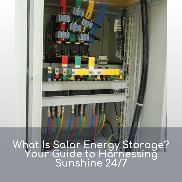 What Is Solar Energy Storage? Your Guide to Harnessing Sunshine 24/7