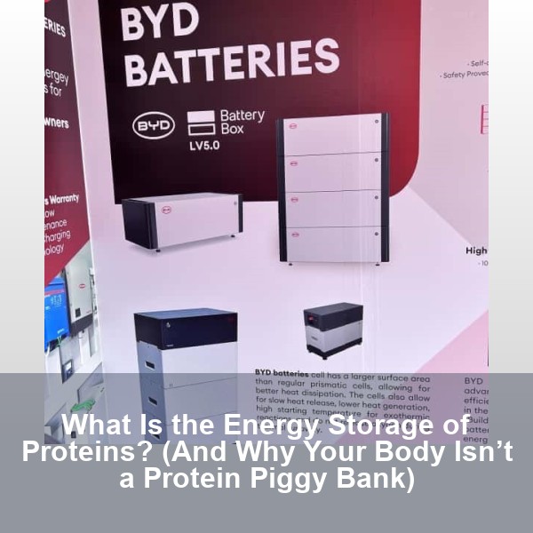 What Is the Energy Storage of Proteins? (And Why Your Body Isn’t a Protein Piggy Bank)
