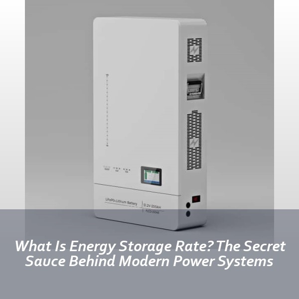 What Is Energy Storage Rate? The Secret Sauce Behind Modern Power Systems