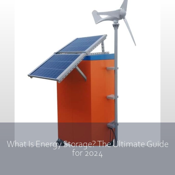 What Is Energy Storage? The Ultimate Guide for 2024