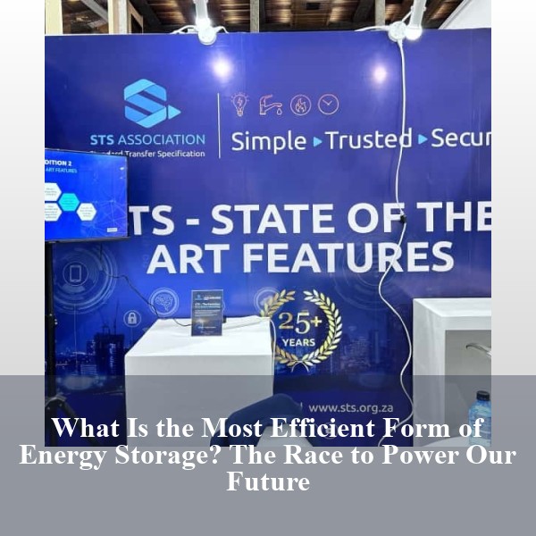 What Is the Most Efficient Form of Energy Storage? The Race to Power Our Future