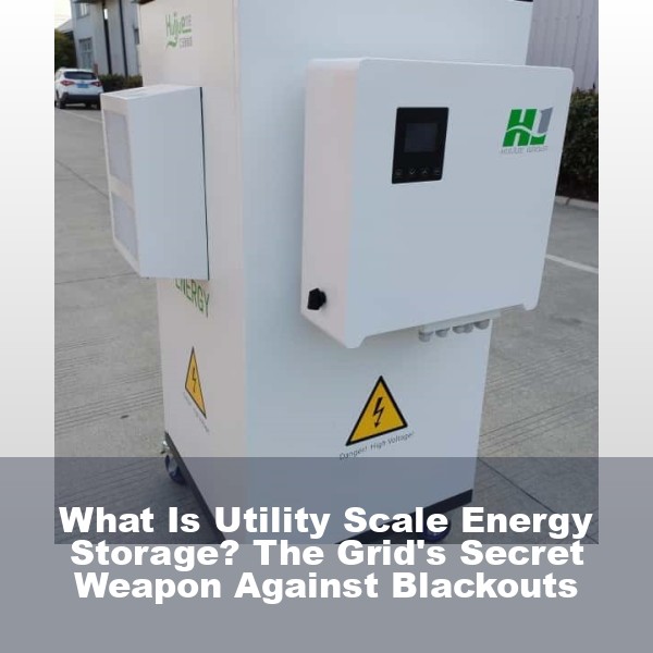 What Is Utility Scale Energy Storage? The Grid's Secret Weapon Against Blackouts