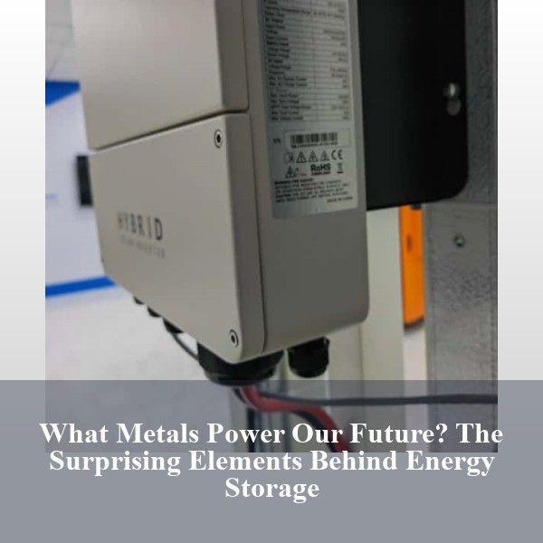 What Metals Power Our Future? The Surprising Elements Behind Energy Storage