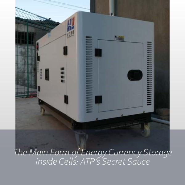 The Main Form of Energy Currency Storage Inside Cells: ATP’s Secret Sauce