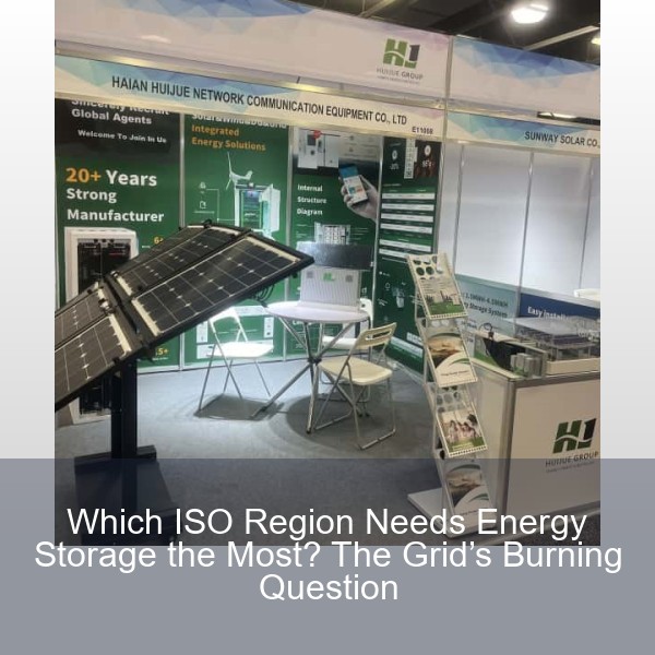 Which ISO Region Needs Energy Storage the Most? The Grid’s Burning Question