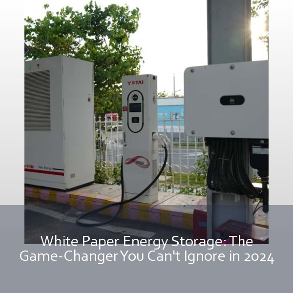 White Paper Energy Storage: The Game-Changer You Can't Ignore in 2024