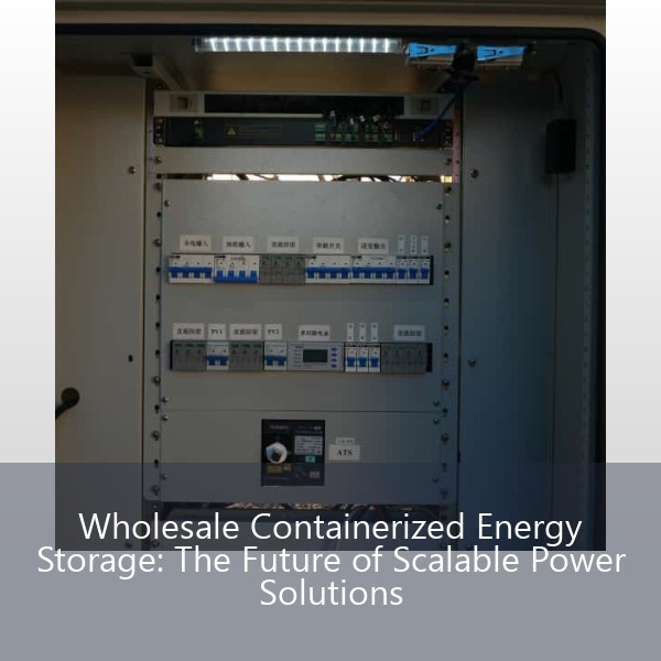 Wholesale Containerized Energy Storage: The Future of Scalable Power Solutions