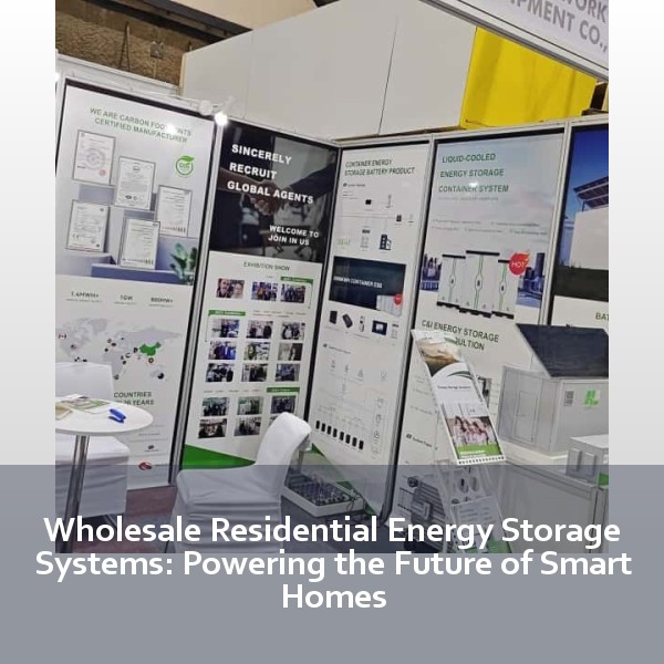 Wholesale Residential Energy Storage Systems: Powering the Future of Smart Homes