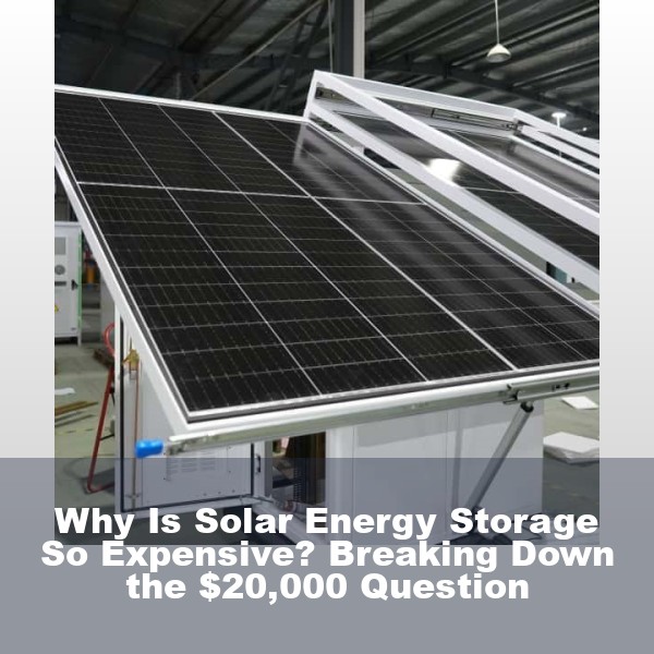 Why Is Solar Energy Storage So Expensive? Breaking Down the $20,000 Question