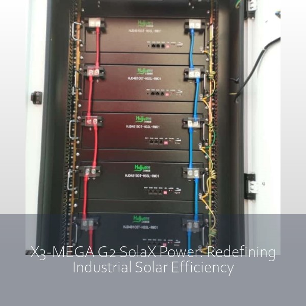 X3-MEGA G2 SolaX Power: Redefining Industrial Solar Efficiency