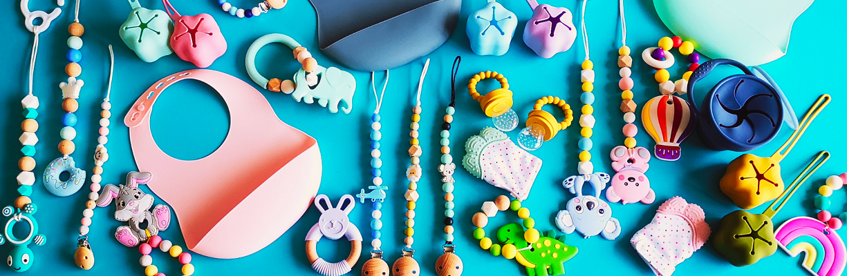 silicone teething accessories